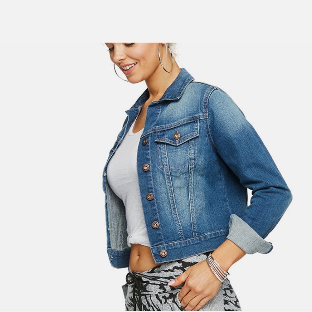 Jessica Simpson Blue Pixie Denim Jacket - image 6